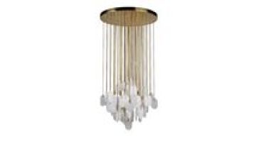 Modern Alabaster Chandeliers and Pendants for High Ceilings in Living Rooms1