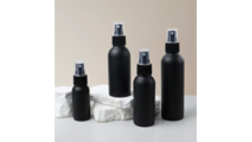 Matte Black Aluminum Spray Bottles - 40ml to 150ml for Cosmetics1