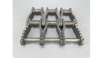 Welded bent plate chain