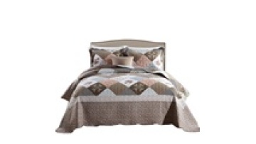 Custom Solid Color Quilted Bed Spread Ultrasonic Bedspread Microfiber Bed Quilt1