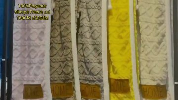 Clothes Material Fabric 100% Polyester Fleece Velvet Jacquard Fabric For Clothing1