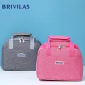 Brivilas lunch bag waterproof thermal bag oxford fabric portable Insulated cation picnic food box women tote storage Ice bags