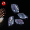 1PC Natural Leaf Shape Labrodite Crystal Purple Shine Moonstone Polished Gemstone Healthy Quartz for making Necklace