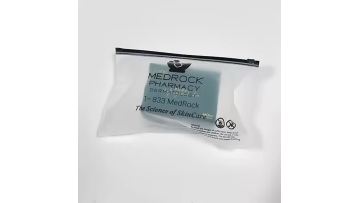 Custom Logo Poly Zip packaging Bag with Horizontal
