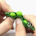 сквиши Green Peas Squishy Squeeze Bean Toy AntiStress Squishies Toys антистресс Keychain Improve Focus Toy мягкие игрушки