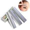 10pcs Eyebrow Trimmer Stainless Steel Eyebrow Scissor Razor for Eyebrows Body Face Shaver Hair Removal Beauty Makeup Tool Knives