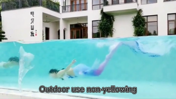 Factory direct big size 50mm thick acrylic sheet for acrylic swimming pool1