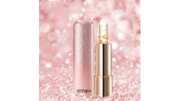 No logo Custom Private label Cosmetics Lip Makeup Private Label Nude Gold Foil Lipstick Chapstick Lip Balm1