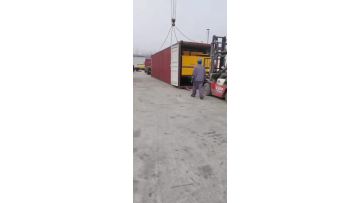 packing and loading of concrete pump