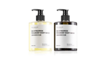 Private Label Organic Niacinamide Shower Gel & Fragrance Lotion Set1
