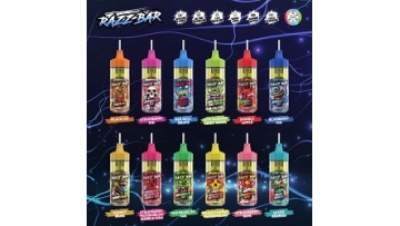 16000puffs Poster display carousel