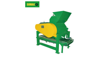 Rubber crusher with Magnetic Separator