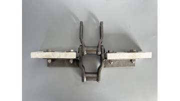 Welded structure bending plate chain