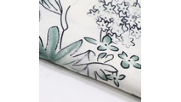 Woven Flower Floral Rayon Viscose 100 Rayon Print Fabric Silver Gilding1