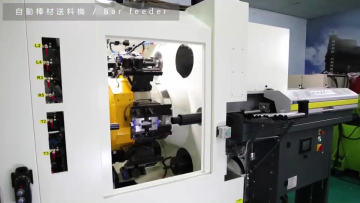 Video of automatic bar feeder in operation