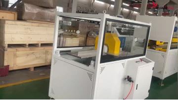PVC gutter machine install and test