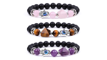 SB1685S-MV Evil eye bracelet