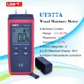 UNI-T UT377A Digital Wood Moisture Meter Hygrometer Humidity Tester Paper Plywood Other Wooden Material Mini Wood Moisture Meter