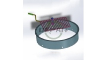 American Park ADA Commercial Steel Fire Ring Pit 32 Inch Round Campfire Rings With Swivel Grate1