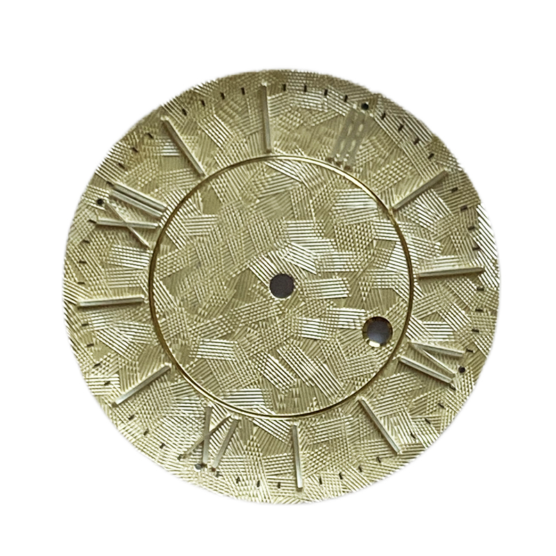 Mixed linen watch dial 