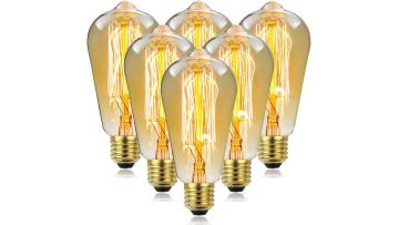 GL153 Vintage ST64 40W E27 Edison Light Bulb Lamp