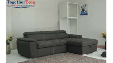 Pull-out storage sofa