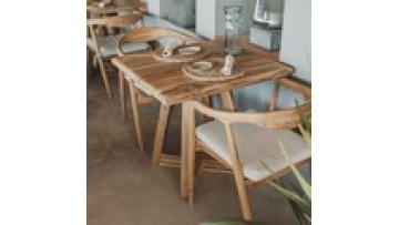 Best Price Of  Wooden Home Furniture Rattan Wicker Back with Soft Cushion Wood Restaurant Chair1
