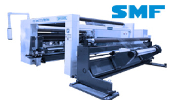 Secondary slitter rewinder outside rewinding