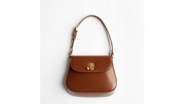 Classic Brown Glossy Hand-Scrubbed Box Leather Sho