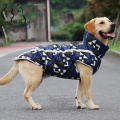 SHUANGMAO Pet Dog Raincoat Jumpsuit Clothes for Dogs Puppy Pets Cloak Labrador Waterproof Golden Retriever Warm Winter Jacket