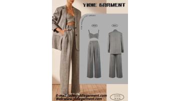 Herringbone High waisted pants