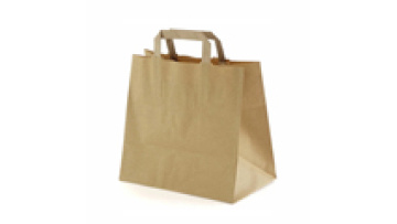 Can Be Customized Logo Packaging Recycled Brown Kraft Paper Bag With Handle1