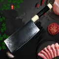 8 Inch VG10 Damascus Steel Nakiri Knife Ebony Handle Japanese Chef Knife Chinese Cleaver Cooking Knives Kitchen Cutlery