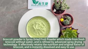Broccoli powder spray dried