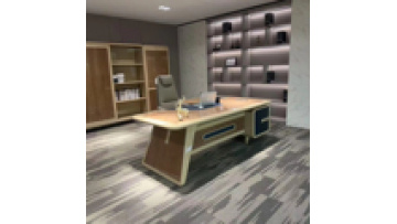 Luxury Office Desk Furniture Table Executive Luxury Home Design Modern Computer Desk Gold White Veneer Executive CEO Desk1