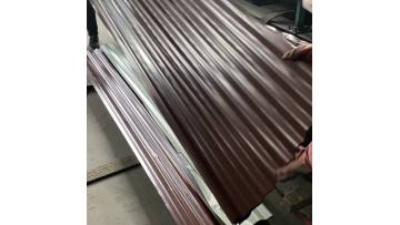 Color coated corrugated board