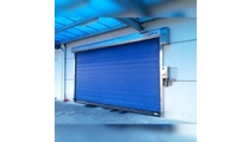 0-10 degree cold room used zipper stainless steel heat proof PVC high-speed door1