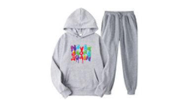 Custom Casual training&jogging wear men jogger set tracksuit sweatpants and hoodie set1