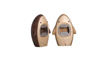 Wooden Shark-Shaped Bottle Opener / Creative Portable Beer Bottle Opener1