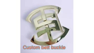 Custom logo belt buckle