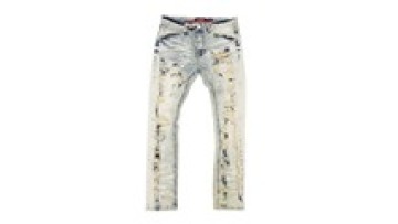 2022 Designer Skinny Stretch Distressed Denim Pants Flare Stacked Men's Jeans1