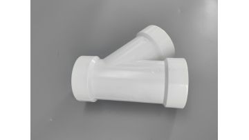 PVC pipe fittings WYE
