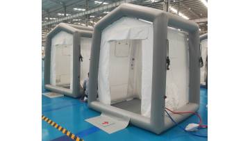 inflatable single decontamination tent