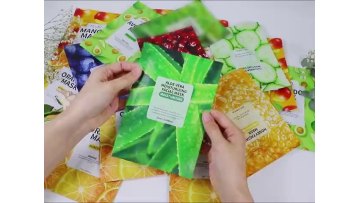 OEM Korean Cosmetic Skincare Facemask Skin Care Organic Masks Face Beauty Facial Fruit Sheet Mask Mascarillasl Facial Sheet mask1