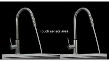 Touch sensor kitchen faucet