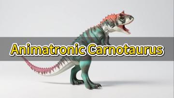 Animatronic Carnotaurus Green