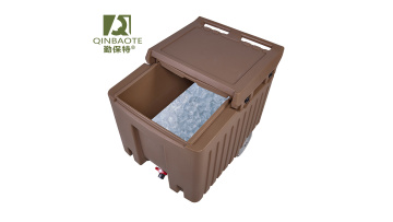 Sliding Lid Portable Ice Cart