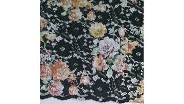 Custom Printing African Latest Cord Laces Fabric Wholesale Printed Embroidery French Lace1