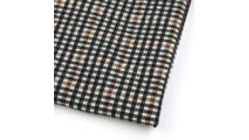 Classical Check Design with Brushed Stretch Yarn Dyed Knitted Jacquard Fabric for Sale1