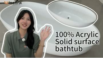 solid surface bathtub